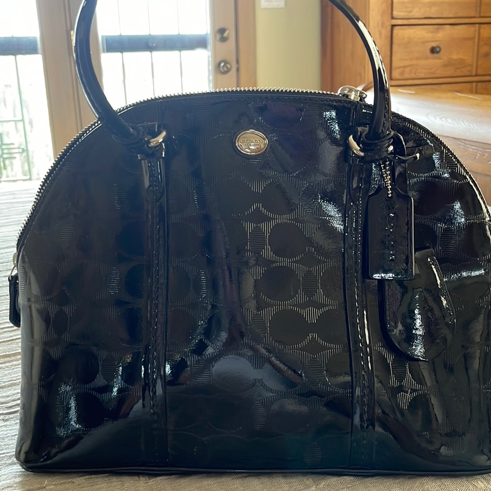 Coach patent leather